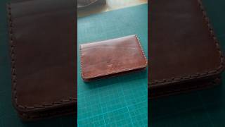 Handmade leather passport cover for travelling leathergoods passport [upl. by Sverre]