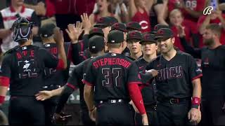 FULL Cincinnati Reds Radio Broadcast Highlights from A HISTORIC NIGHT vs Braves 0723 baseball [upl. by Aleen]