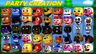 PLAY AS ANIMATRONICS FNAF WORLD The Return to Nightmares [upl. by Renraw]