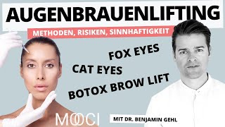 Augenbrauenlift  Cat Eyes vs Fox Eyes [upl. by Htebesile276]