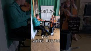 Higher Love Kygo Whitney Houston Violin amp Cello Cover at Norwood Park [upl. by Nohsal61]