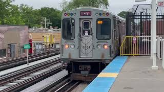 CTA Brown Line Trains  Western [upl. by Leiso814]