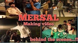 Mersal making video  behind tha scenes  Thalapathy vijay  Kajal agarwal  samantha [upl. by Marti159]