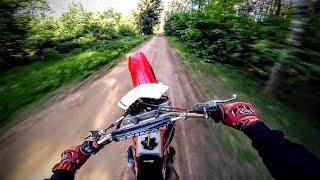 MORSKIE OKO NA SUPERMOTO 😬 WHEELIE W LESIE 🔥  MOTOKOTY VLOG [upl. by Darnell737]