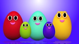 Überraschung Eier Finger Familie  FingerFamilienlied  Finger Family Song  Surprise Eggs Song [upl. by Caesaria]