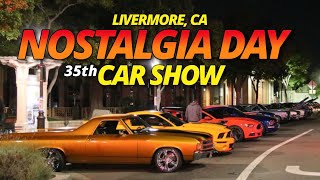 Nostalgia Day 35th annual Car show in Livermore California carshow [upl. by Yracaz]