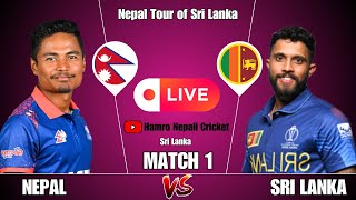 Nepal Tour of Sri Lanka  Practice Day  Match 1  Nepal vs Sri Lanka Development Squad [upl. by Anceline621]