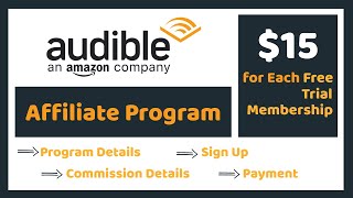 Audible Affiliate Program 2024  Earn Money from Audible [upl. by Stevens]