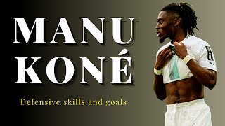 Manu Koné ⚪Defensive skills and goals [upl. by Aitselec281]