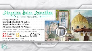 LIVE 🔴 PENGAJIAN BULAN RAMADHAN KHUSUS MUSLIMAH  12 RAMDHAN 1445 H  21 FEBRUARI 2024 [upl. by Keefer]