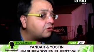 Yandar y Yostin ¿Basureados en el Festival [upl. by Trevorr]