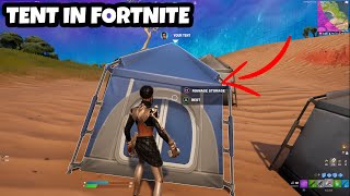 NEW TENTS IN FORTNITE CHAPTER 3 WHAT THEY DO  HOW TO FIND THEM [upl. by Irahs679]