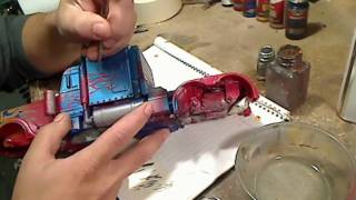 Tutorial  Pin Striping with enamels [upl. by Kcirdneked77]