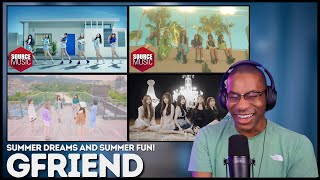 GFRIEND  Sunny Summer Fever Memoria Fallin Light MV REACTION  Dreamy summer vibes [upl. by Alegna]