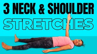 3 NECK amp SHOULDER PAIN RELIEF EXERCISES  Stretches To Release Tension [upl. by Phelps]