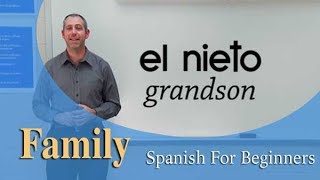 Family Vocabulary  Spanish For Beginners Ep12 [upl. by Nodlehs201]