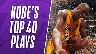 Kobe Bryants TOP 40 Plays of His NBA Career [upl. by Brill964]