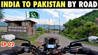 this ROAD goes to 🇵🇰PAKISTAN from INDIA🇮🇳  Reached POONCH  the last TOWN of INDIA  Day2 [upl. by Sydel]