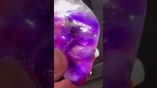 Amethyst with Water Bubble Inclusions [upl. by Aelem]