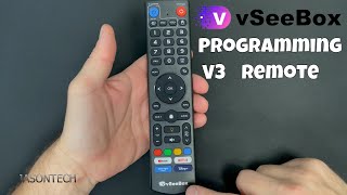 How To Program The VSeeBox V3 PRO Remote Control [upl. by Alric]