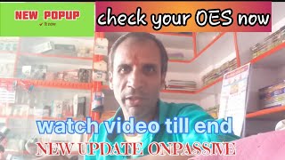 ONPASSIVE।।NEW POP UP IN OES।।MOVING TO THE NEXT STEP।।NEW CHEPTER BEGINNING [upl. by Safir]