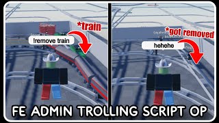 FE  Admin Trolling Script Hack  ROBLOX SCRIPTS  Remove All Items in Game [upl. by Nena86]