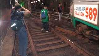 Passenger recalls frightening Green Line train derailment [upl. by Sirromal543]