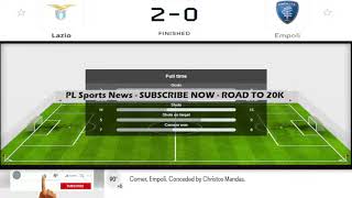 Lazio vs Empoli 20 Italian Serie A Football Match Highlights PLSN 437 [upl. by Stroud994]