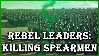 Rebel Leaders Spearmen  Formations  Tyrion actually has a use  GoTWiC [upl. by Ynoep]