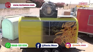 Remorque Food truck construit par RestMov [upl. by Aramen]