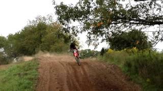 Darryn Durham CR 125 Backyard Track [upl. by Buschi]