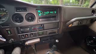 1990 Toyota FJ62 Interior Features [upl. by Riplex201]