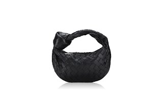 Bottega Veneta Nappa Intrecciato Mini Jodie Black [upl. by Nannah]