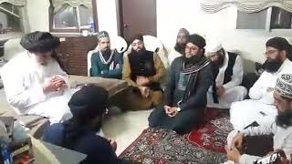 Tahir Qadri reciting Tarana in front of Allama Khadim Hussain Rizvi 17 jan 2018 [upl. by Intosh384]