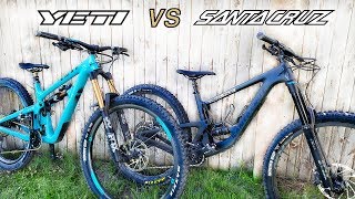 Santa Cruz Megatower vs Yeti sb150 [upl. by Valerye]