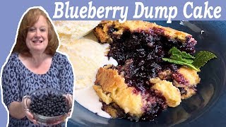 BLUEBERRY DUMP CAKE  SIMPLE EASY DELICIOUS [upl. by Joellen]