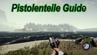 Alle Pistolenteile All pistol pieces Guide  The Forest GermanPs4 [upl. by Adlay865]