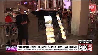 Jehovahs witnesses volunteering during Super Bowl week [upl. by Alyar900]