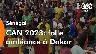 CAN 2023 folle ambiance à Dakar après la victoire du Sénégal face au Cameroun [upl. by Ferrand]