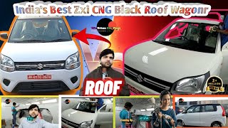 How to Paint a Black Roof Wagonr Mycar51 car automobile trending yt cng Khurshiddk [upl. by Jeffries910]