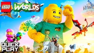 LEGO Worlds Gameplay  First 20 Minutes Quick Play [upl. by Orazal]