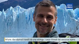 Arluno due alpinisti travolti da una valanga I corpi ritrovati dal soccorso alpino [upl. by Ytirahs]