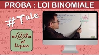 Calculer une probabilité avec une loi binomiale  Terminale [upl. by Tillio]