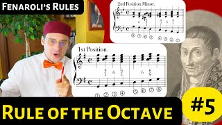 Learn the RULE of the OCTAVE  Fenarolis Rules part 4 Partimento Composition harmony [upl. by Anedal]