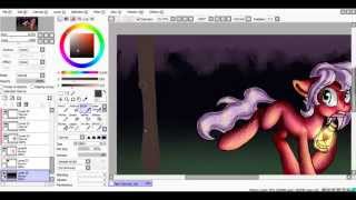 SpeedPaint Scary walk commision [upl. by Melly19]