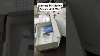 Wireless Pir Motion Sensor 433 Mhz working with Security Alarm System [upl. by Leela]