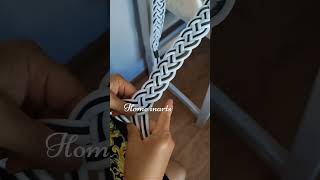 DIY Handfasting Ribbon Wedding Decorative KnotWeaving a Handfasting Cord for a Wedding shorts diy [upl. by Tonia]