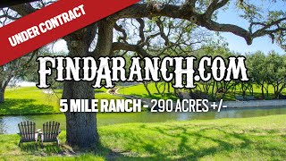 5Mile Ranch  290 Acre Texas Hill Country Ranch  Findaranchcom [upl. by Marciano]