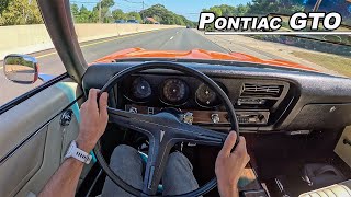 1969 Pontiac GTO Judge  The 400ci American V8 You Need to Hear POV Binaural Audio [upl. by Eenoj]