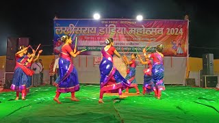 Dandiya Dance Performance  2024  VijuCreationCenter [upl. by Ahsita465]